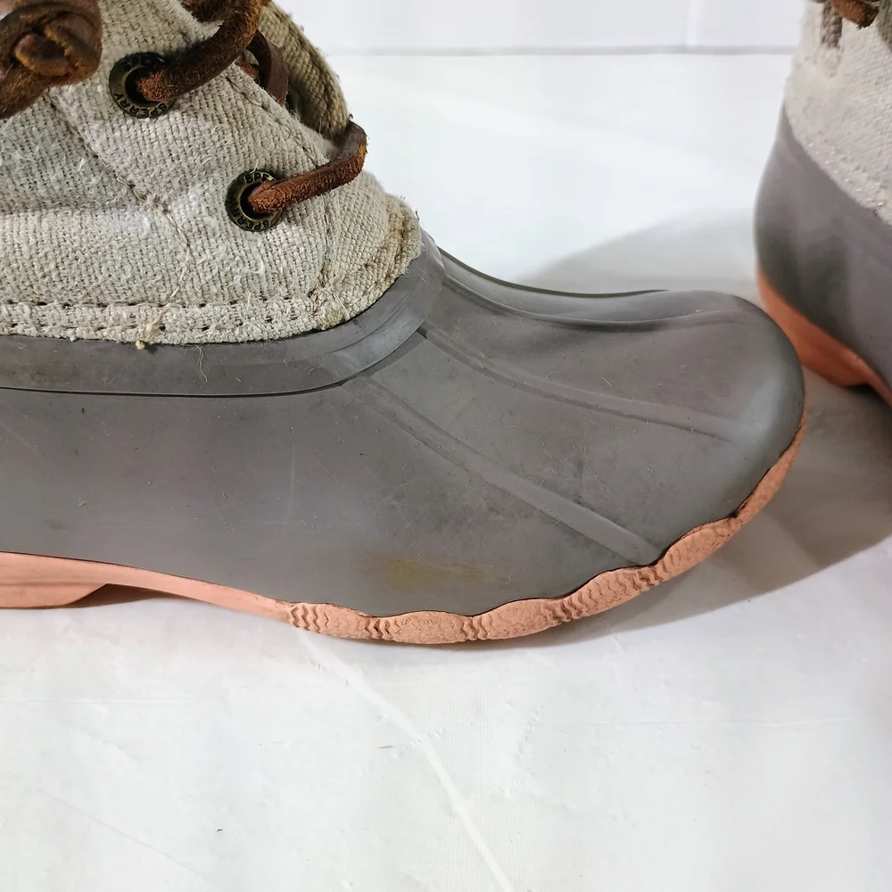 Sperry Kids Brown and Tan Duck Boots